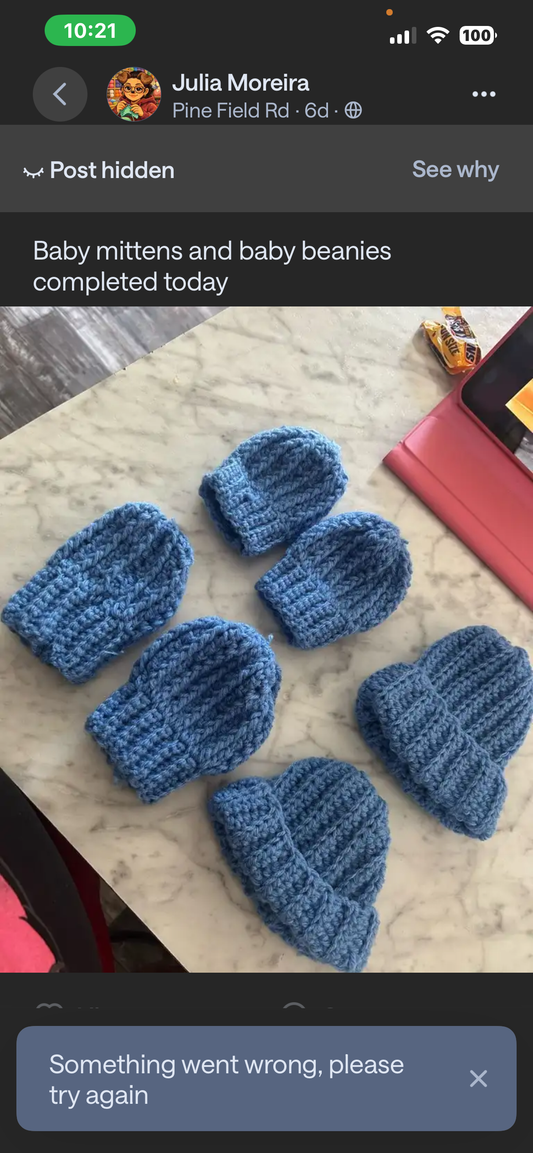 Baby boy beanie and mitten sets