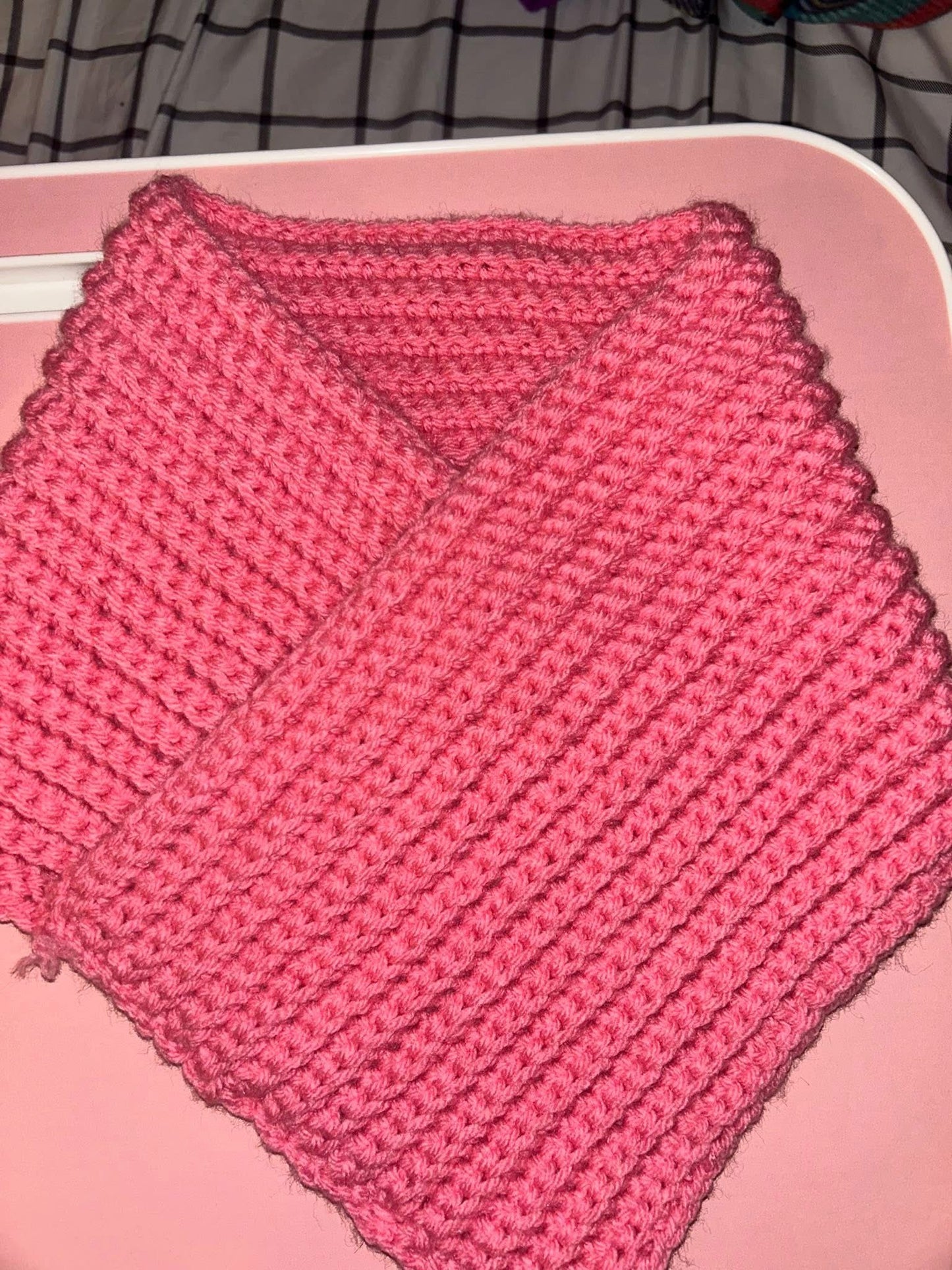 Winter neck scarf